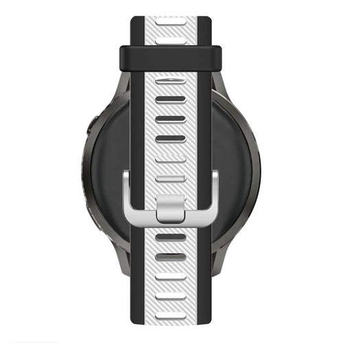 Bandz Correa deportiva 'Doble' con hebilla Garmin Forerunner 570 - 42mm (negro/blanco)