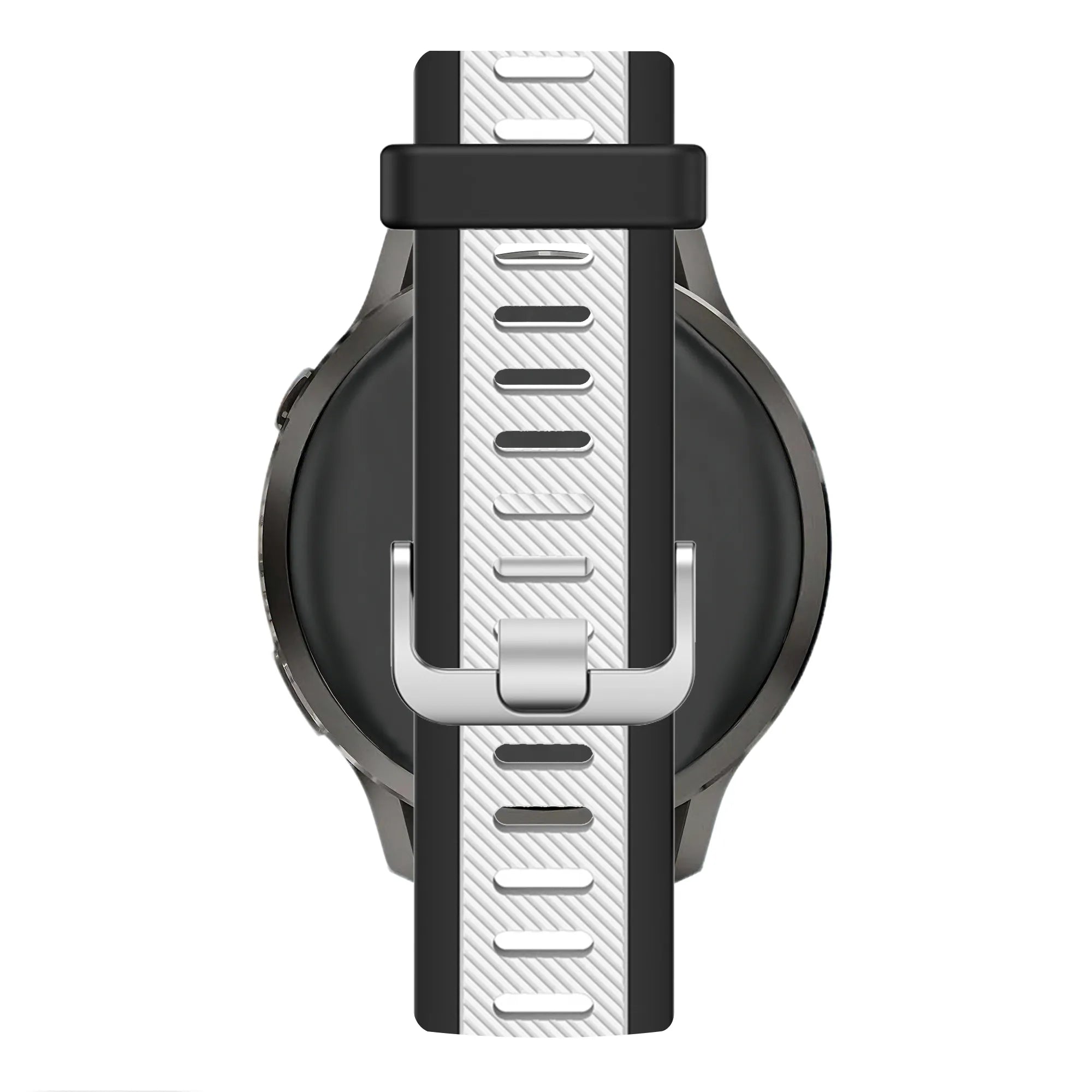 Bandz Correa deportiva 'Doble' con hebilla Garmin Forerunner 570 - 42mm (negro/blanco)