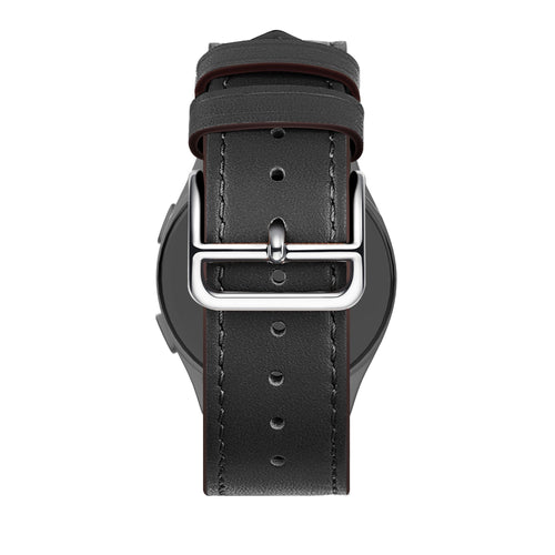 Bandz Correa cuero 'De lujo' Huawei Watch GT 5 Pro 46mm (negro)