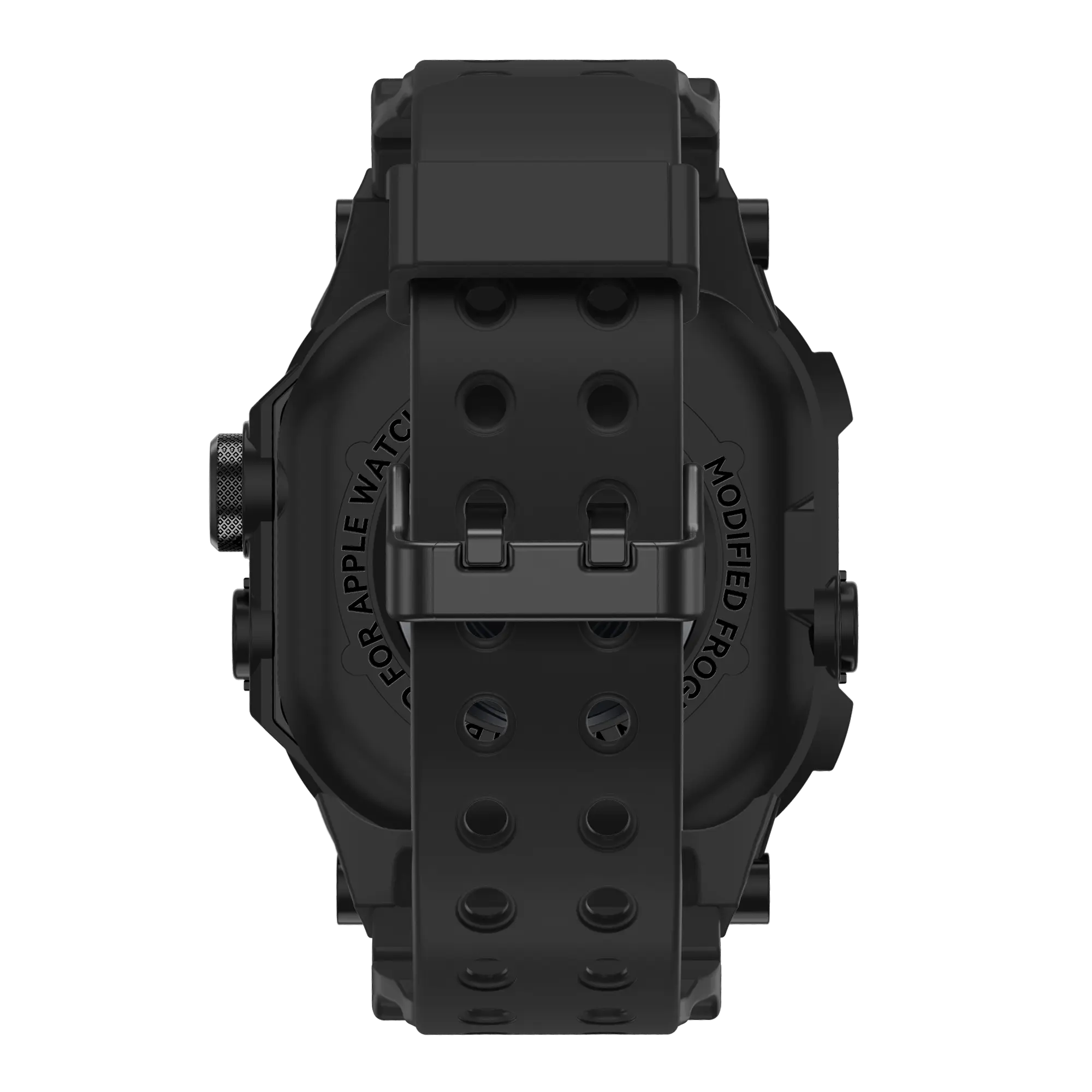Bandz Correa TPU con funda Apple Watch Ultra (negro con negro)