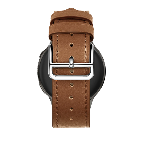 Bandz Correa cuero 'Deluxe' Garmin 18mm (marrón)