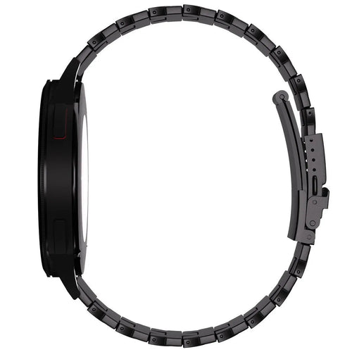 Bracelet titane papillon Oppo Watch X3 (noir)