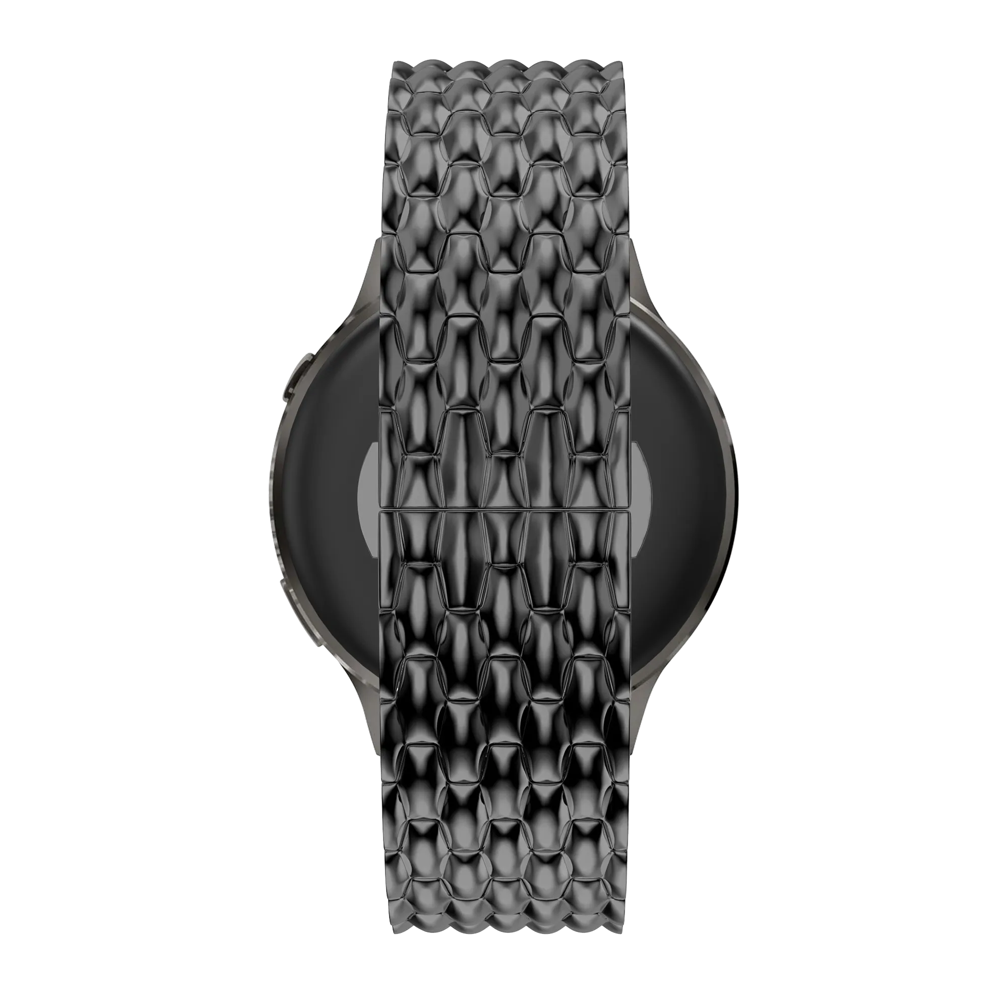 Bandz Garmin Forerunner 170 Steel Strap 'Dragon' (Black)