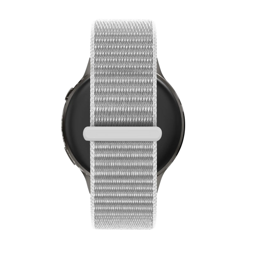 Bandz Garmin Vivomove 3s Nylon Loop Armband (Muschelweiß)