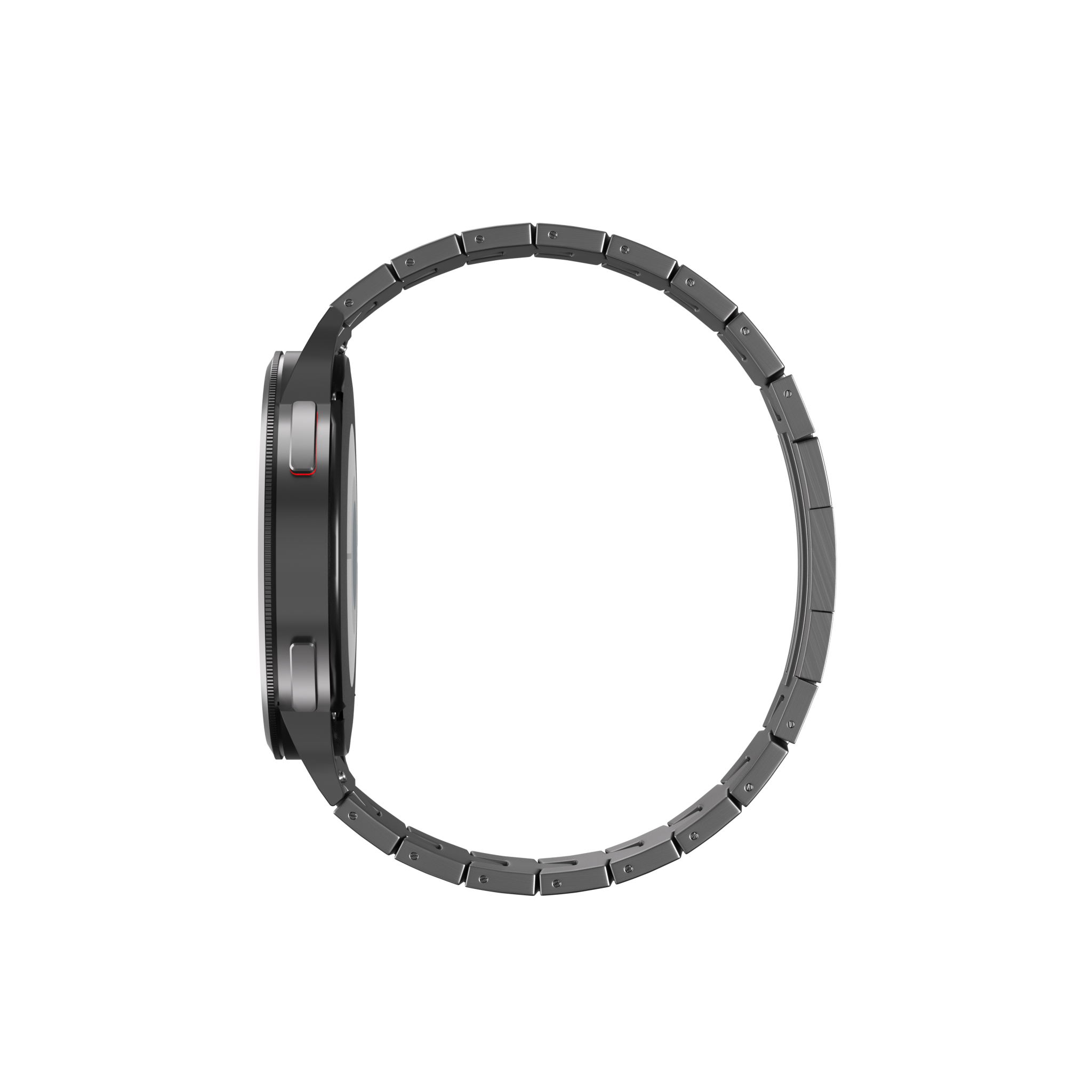 Bracelet titane granulé Coros Apex 2 Pro (boucle plate) (graphite)