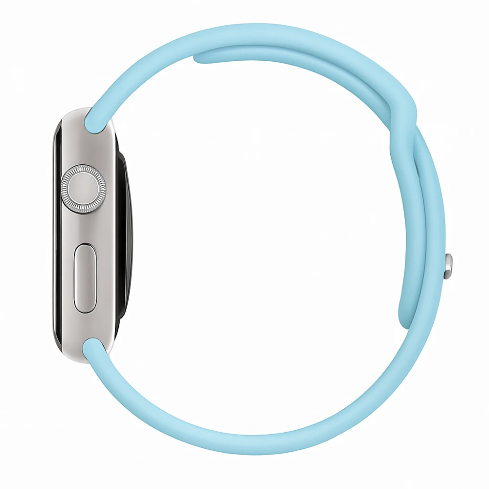 Correa silicona Apple Watch (azul claro)