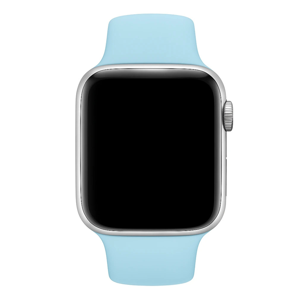 Correa silicona Apple Watch (azul claro)