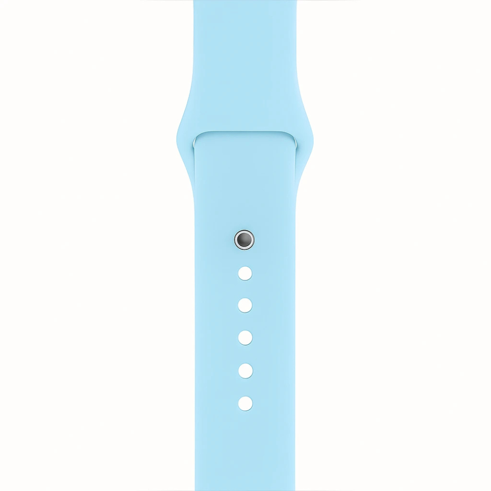 Correa silicona Apple Watch (azul claro)