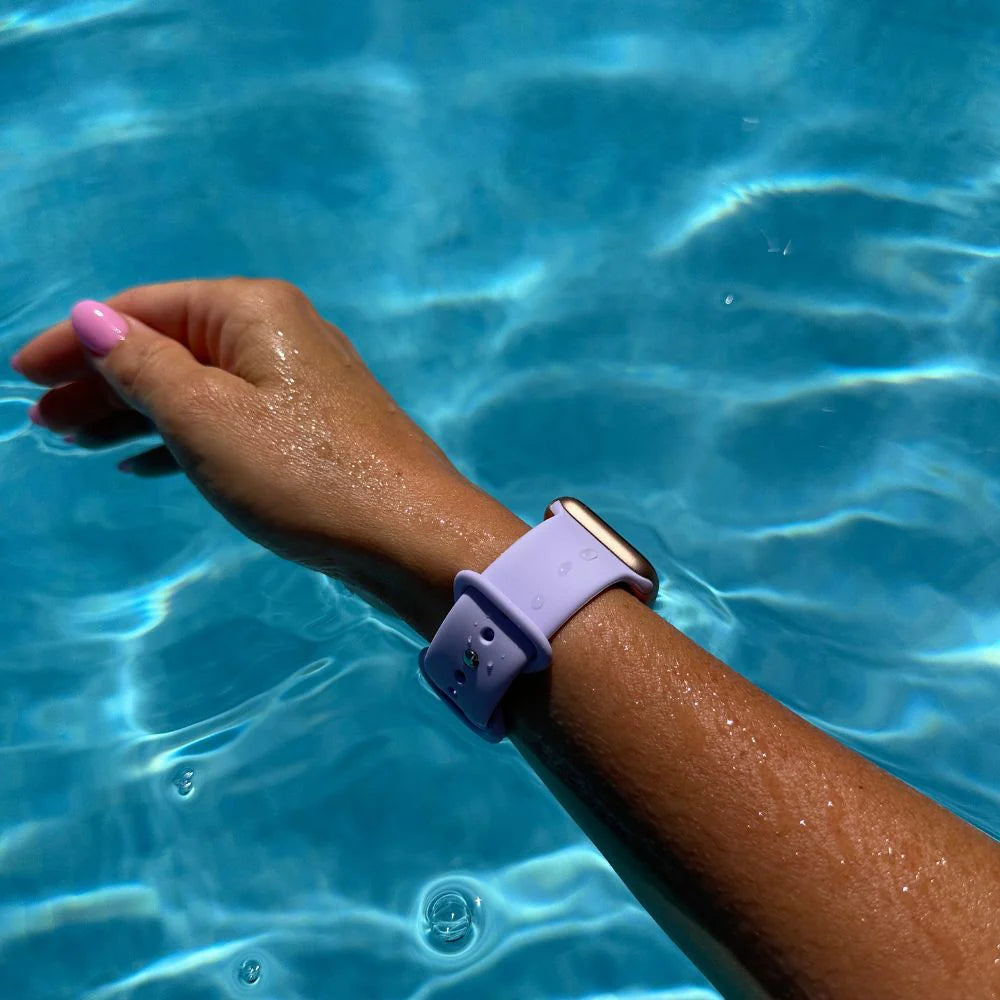 Correa silicona Apple Watch (lila)