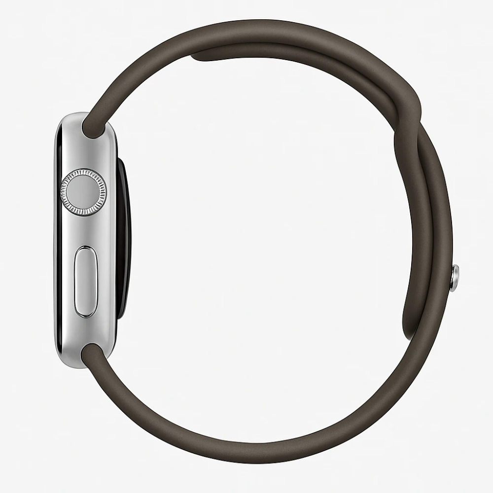 Correa silicona Apple Watch (verde oscuro)