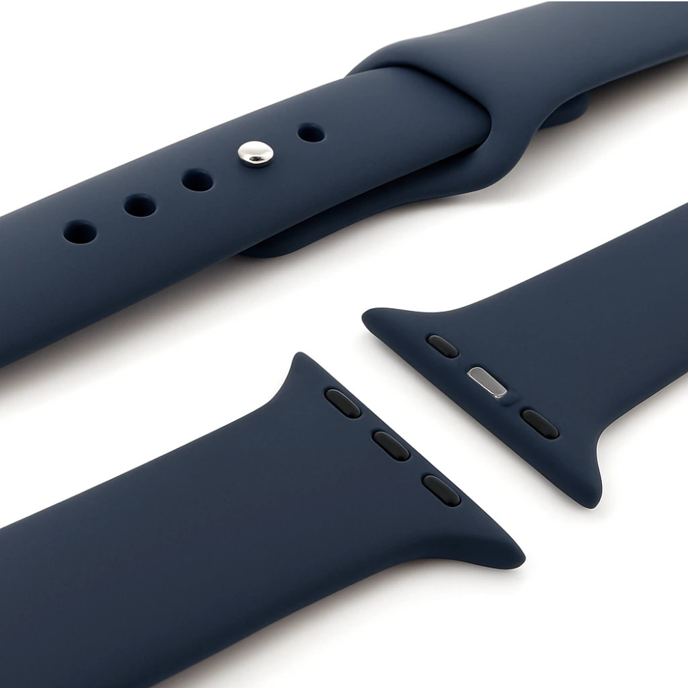 Correa silicona Apple Watch (azul oscuro)