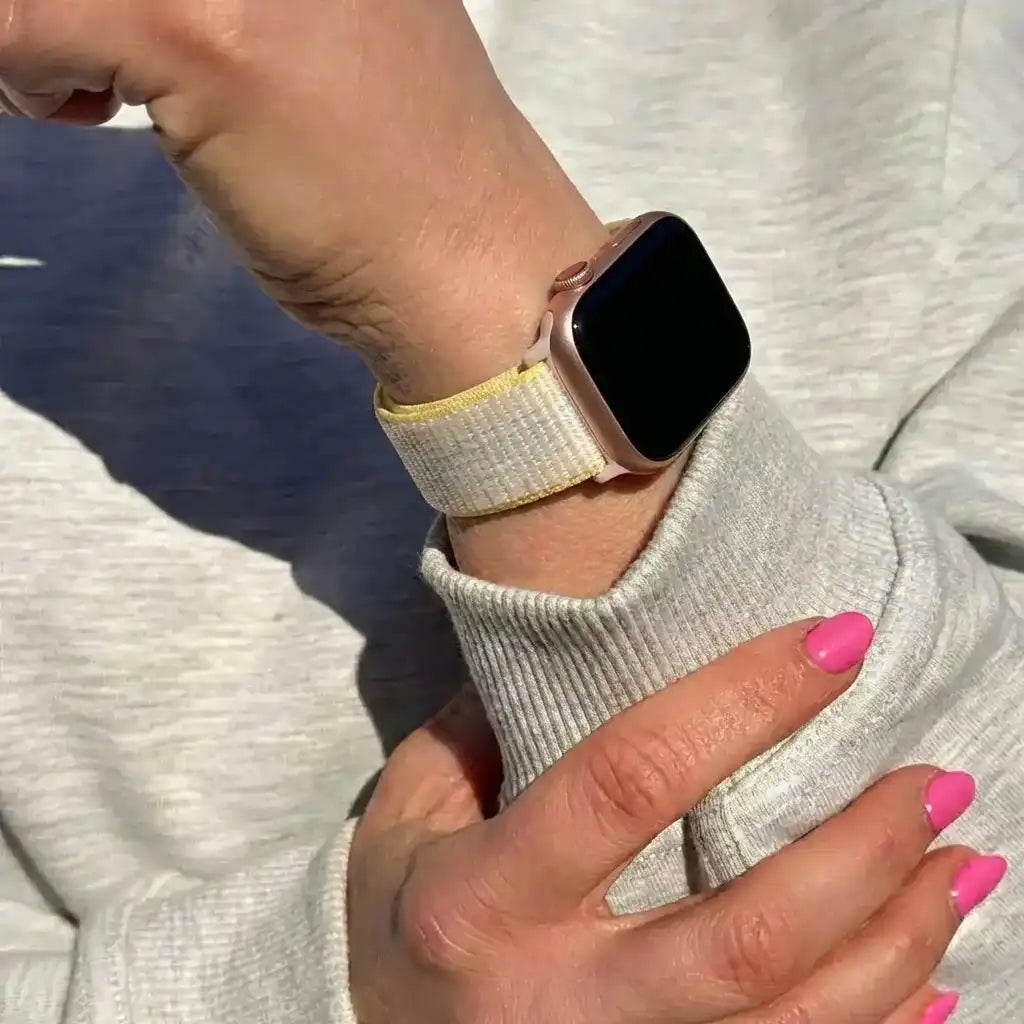 Apple Watch nylon loop bandje (sterrenlicht mix)