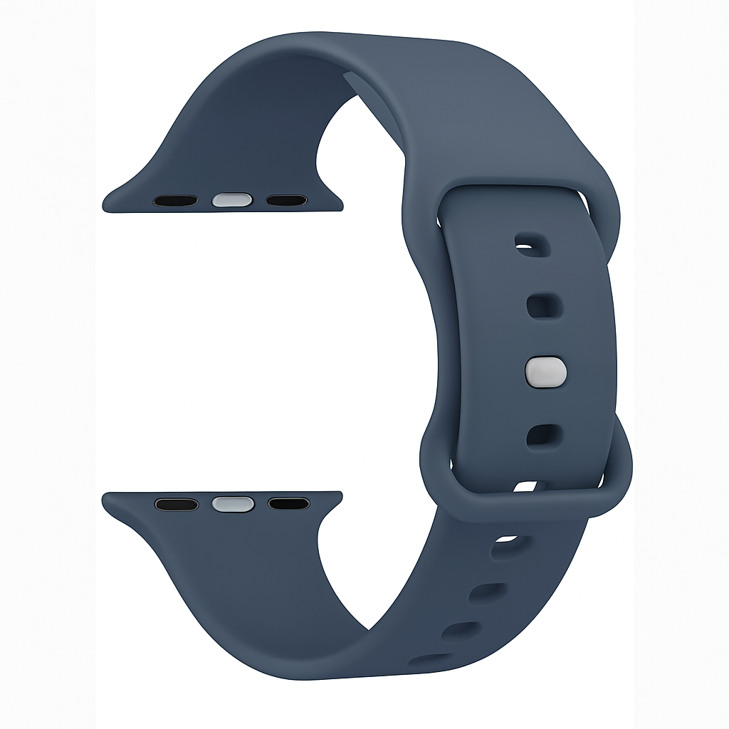 Correa silicona Apple Watch (gris-azul)