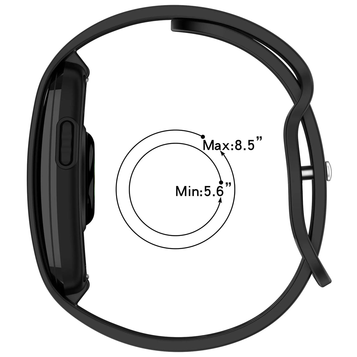Corea silicone clásico Garmin Cirqa (negro)