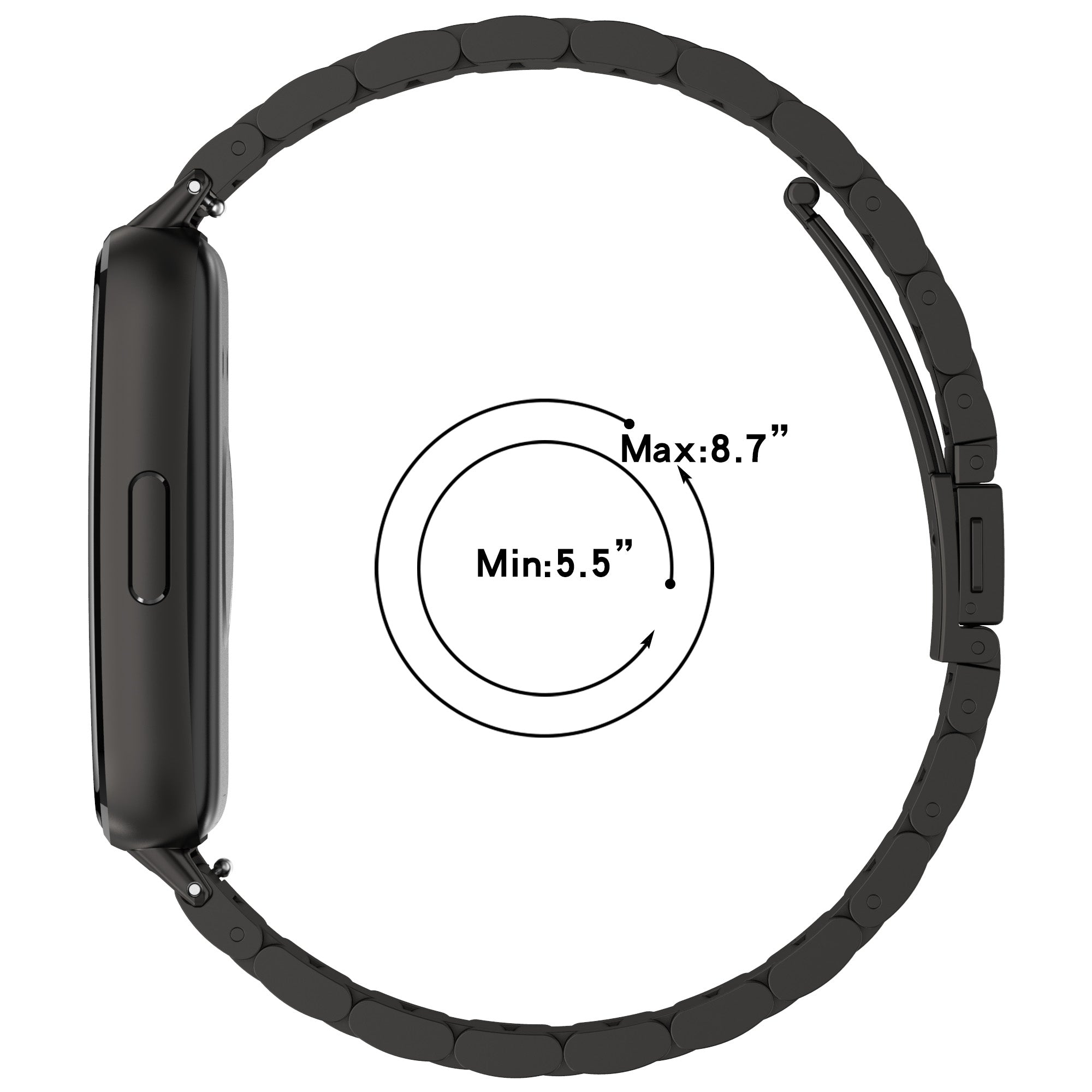 Huawei Band 11 Pro Steel Strap (Black)