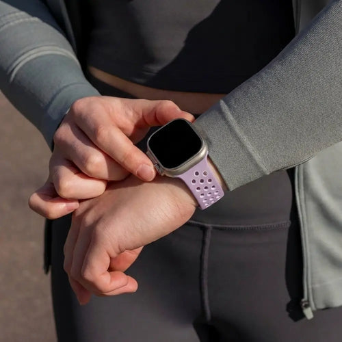 Bracelet sport Apple Watch (violet clair)