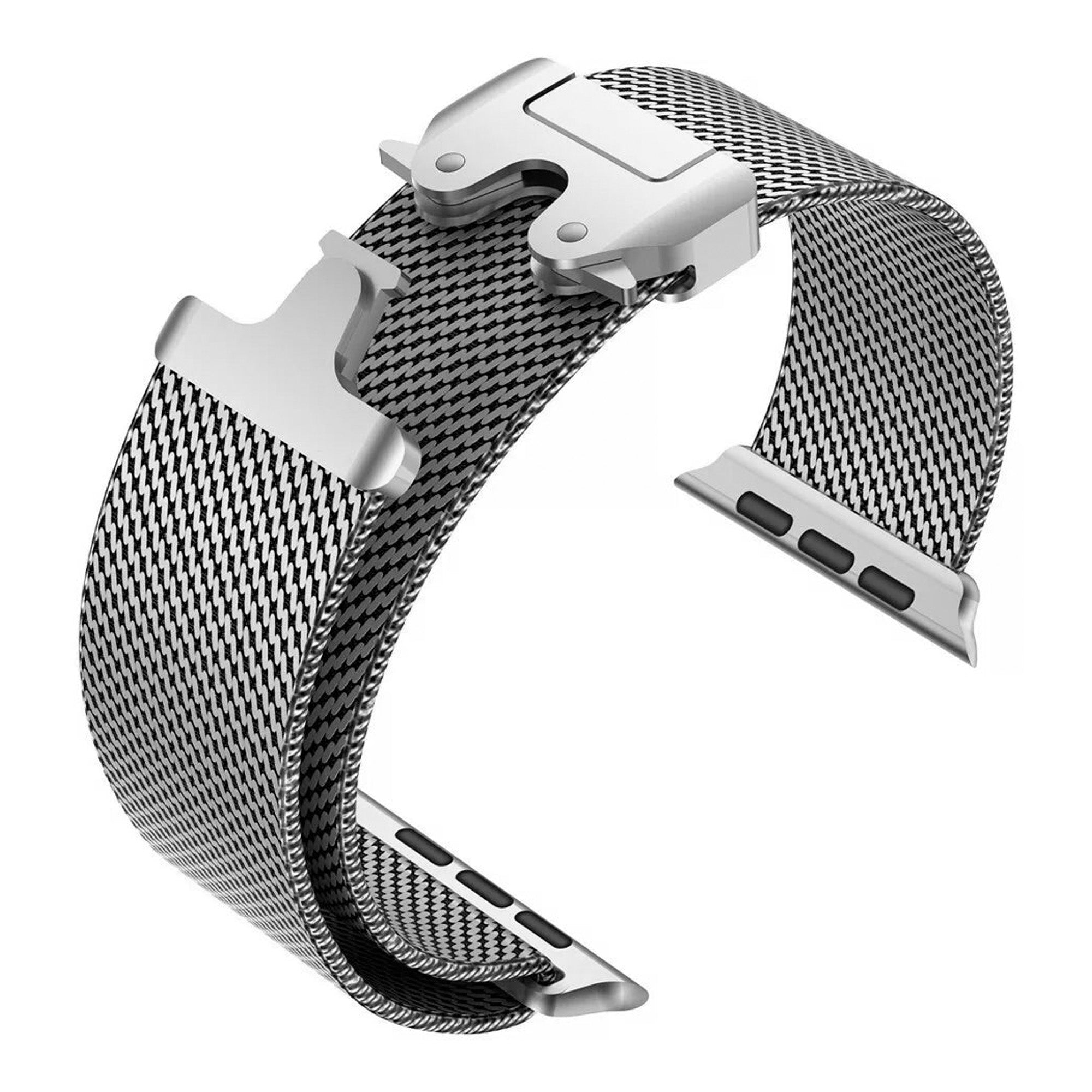 Correa Milanesa de titanio Apple Watch (plata)