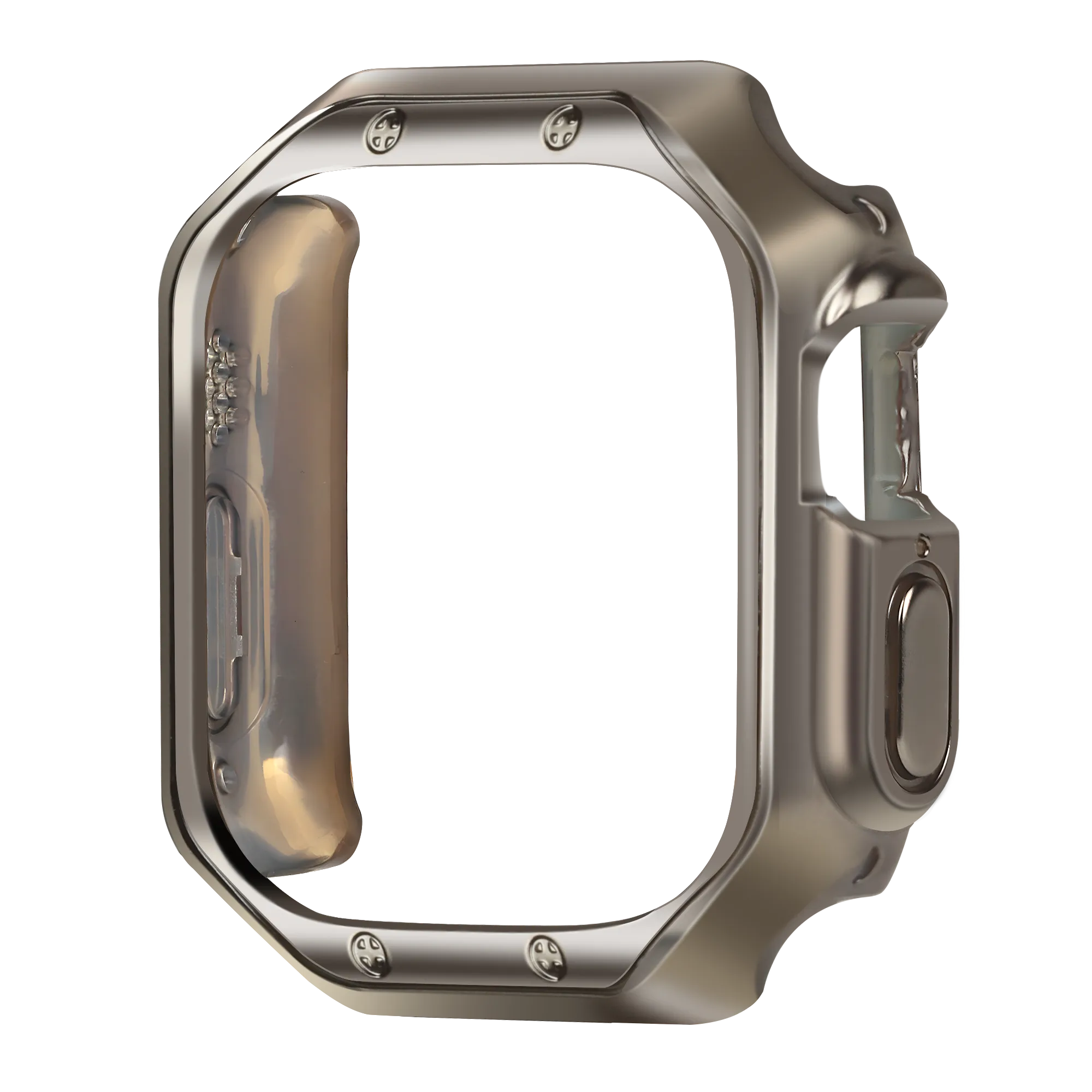 Bandz Funda TPU galvanizado Apple Watch Ultra - 49mm (titanio)