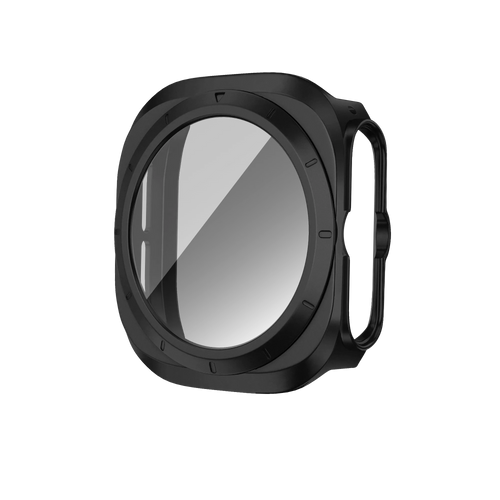 Bandz Funda PC con vidrio Samsung Galaxy Watch Ultra (negro)