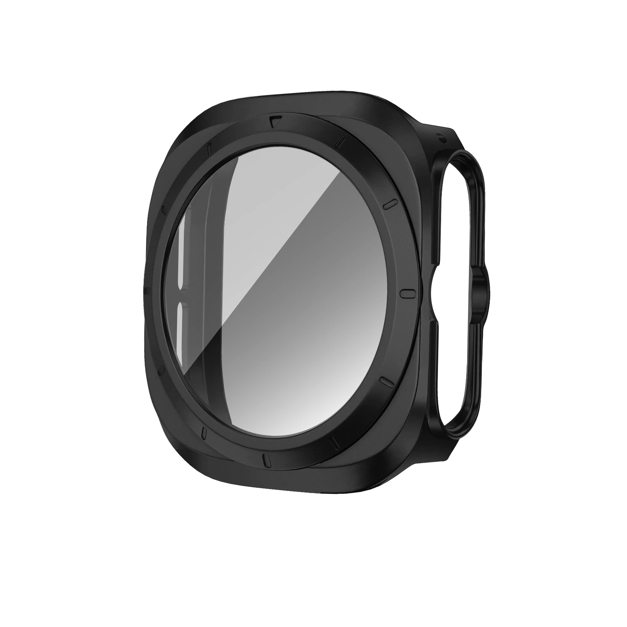 Bandz Funda PC con vidrio Samsung Galaxy Watch Ultra (negro)
