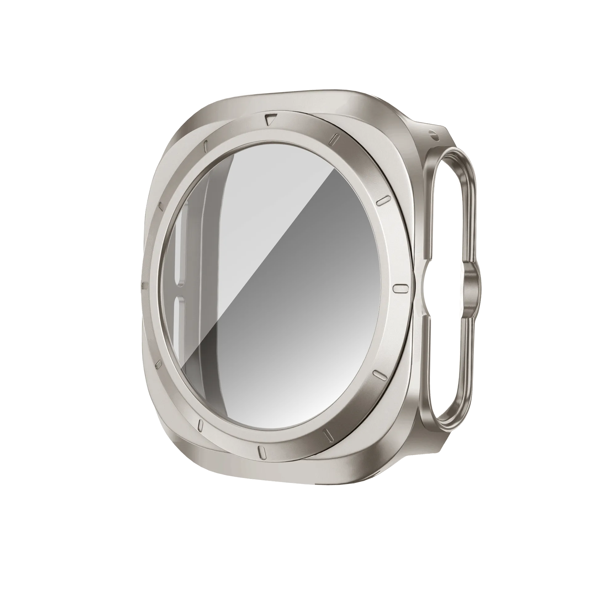 Bandz Funda PC con vidrio Samsung Galaxy Watch Ultra (titanio)
