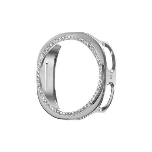 Bandz Samsung Galaxy Watch 8 - 40mm Diamant PC Hülle (Silber)