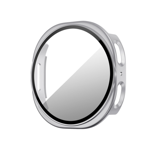 Bandz Funda PC con vidrio Samsung Galaxy Watch 8 - 40mm (plateado)