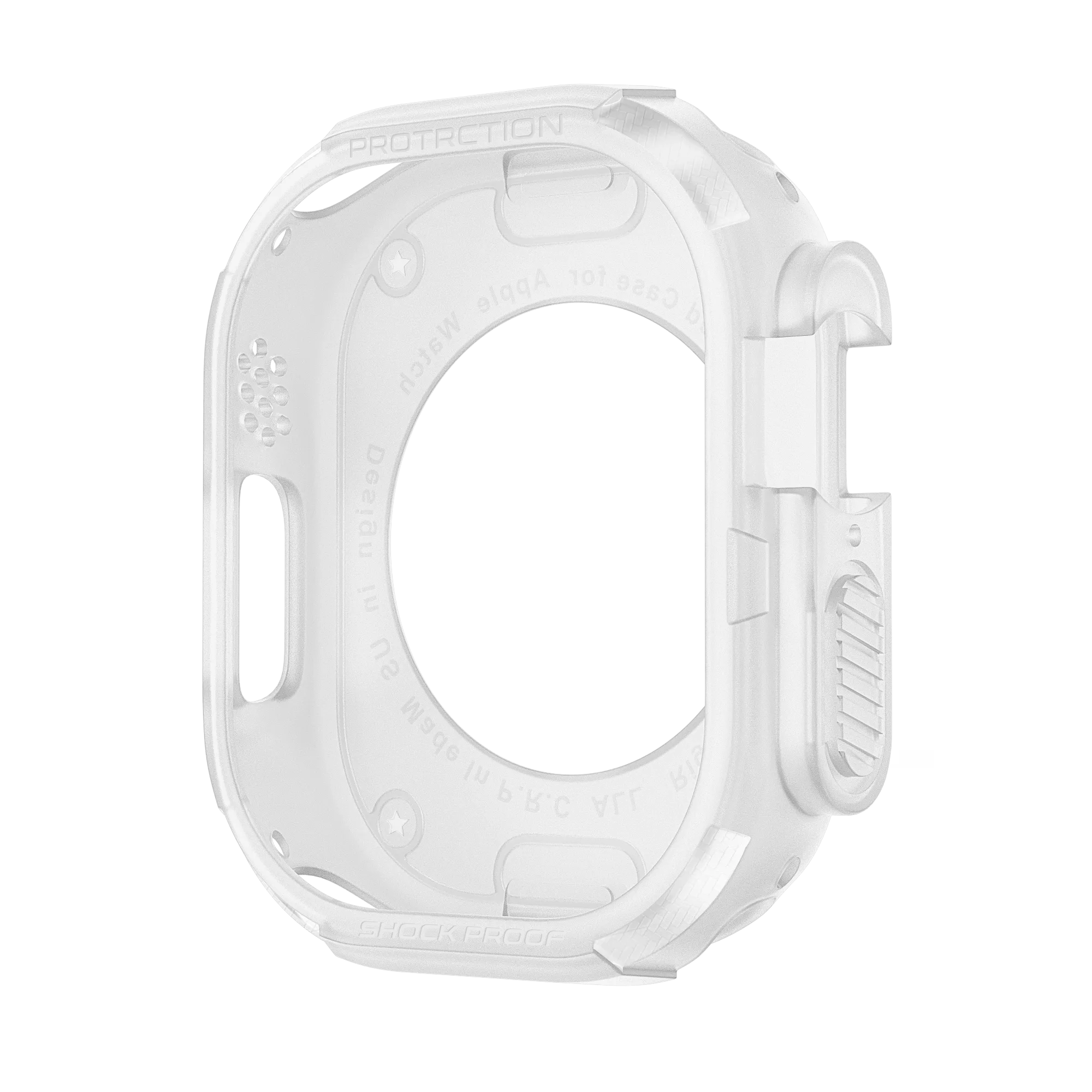 Bandz Apple Watch Ultra - 49mm Rugged TPU Case (Transparent)