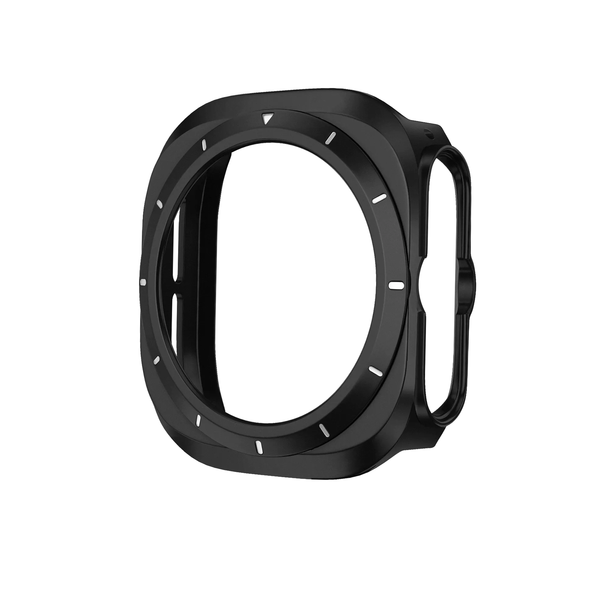 Bandz Funda PC bisel Samsung Galaxy Watch Ultra (negro /blanco)
