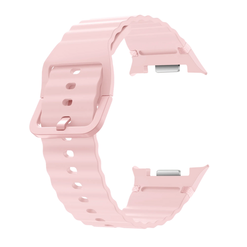 Samsung Galaxy Watch 8 Classic Wave Silicone Strap (Pink)