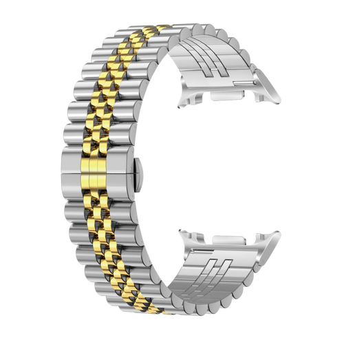 Samsung Galaxy Watch 8 - 40mm Jubilee Steel Strap (Silver/Gold)
