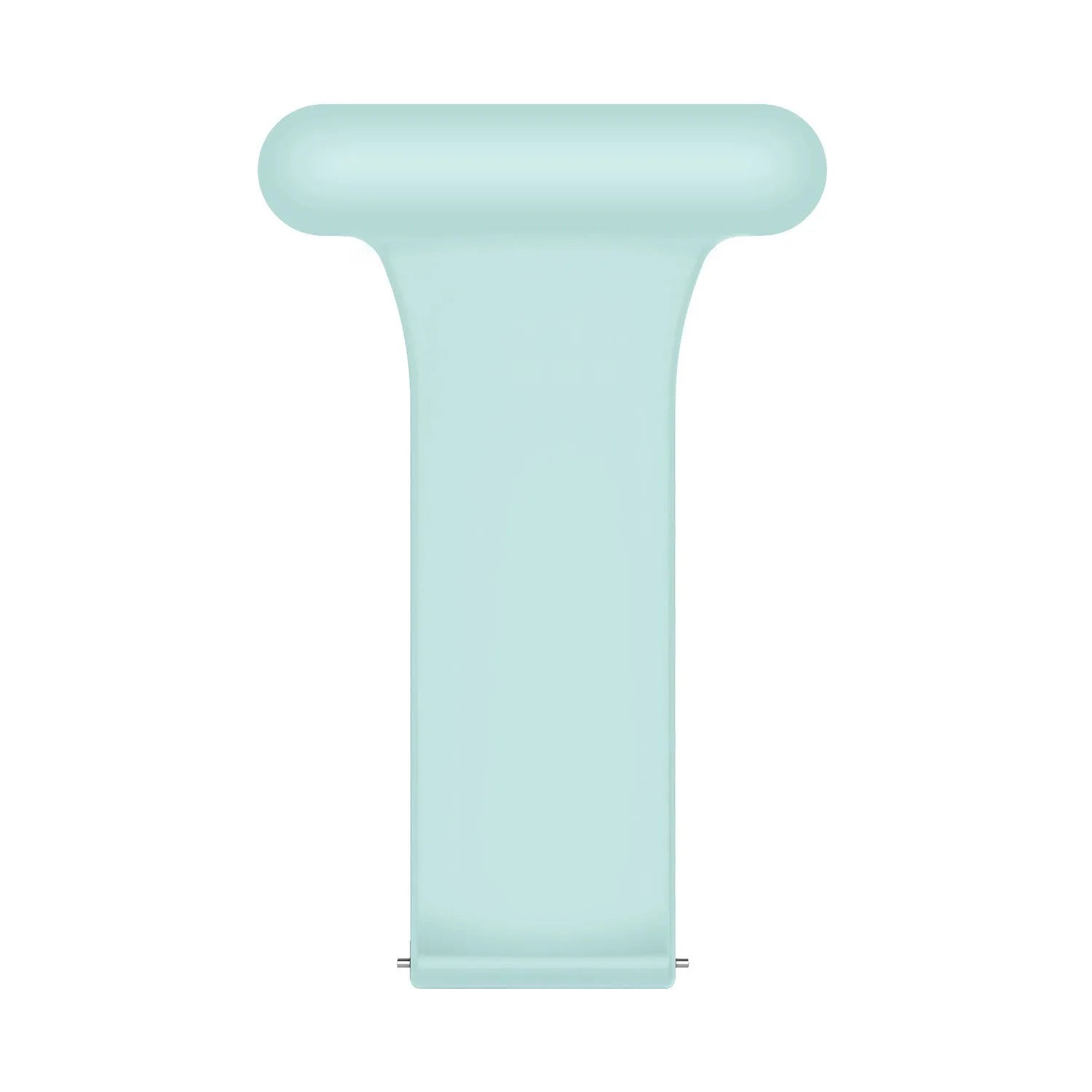 Silicone Nurse Fob, light green, without a watch, 3/4 front view