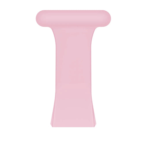 Silicone Nurse Fob, pink, without a watch, 3/4 front view