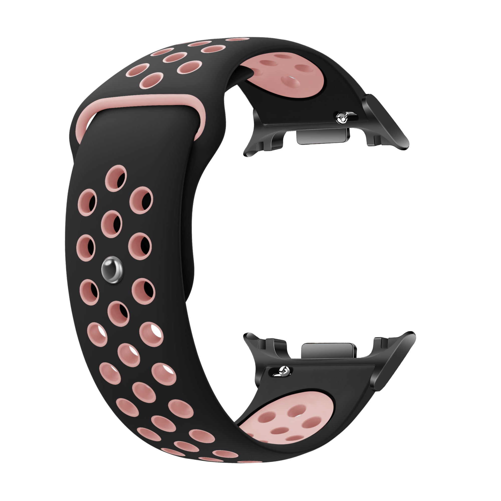 Samsung Galaxy Watch 8 - 44mm Sportarmband (Schwarz/Rosa)