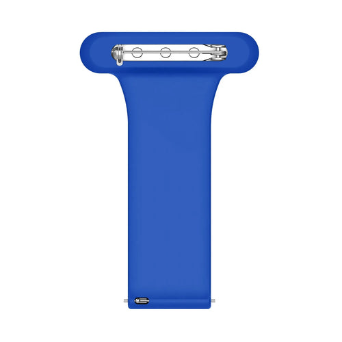 Silicone Nurse Fob, dark blue, without a watch, 3/4 front view