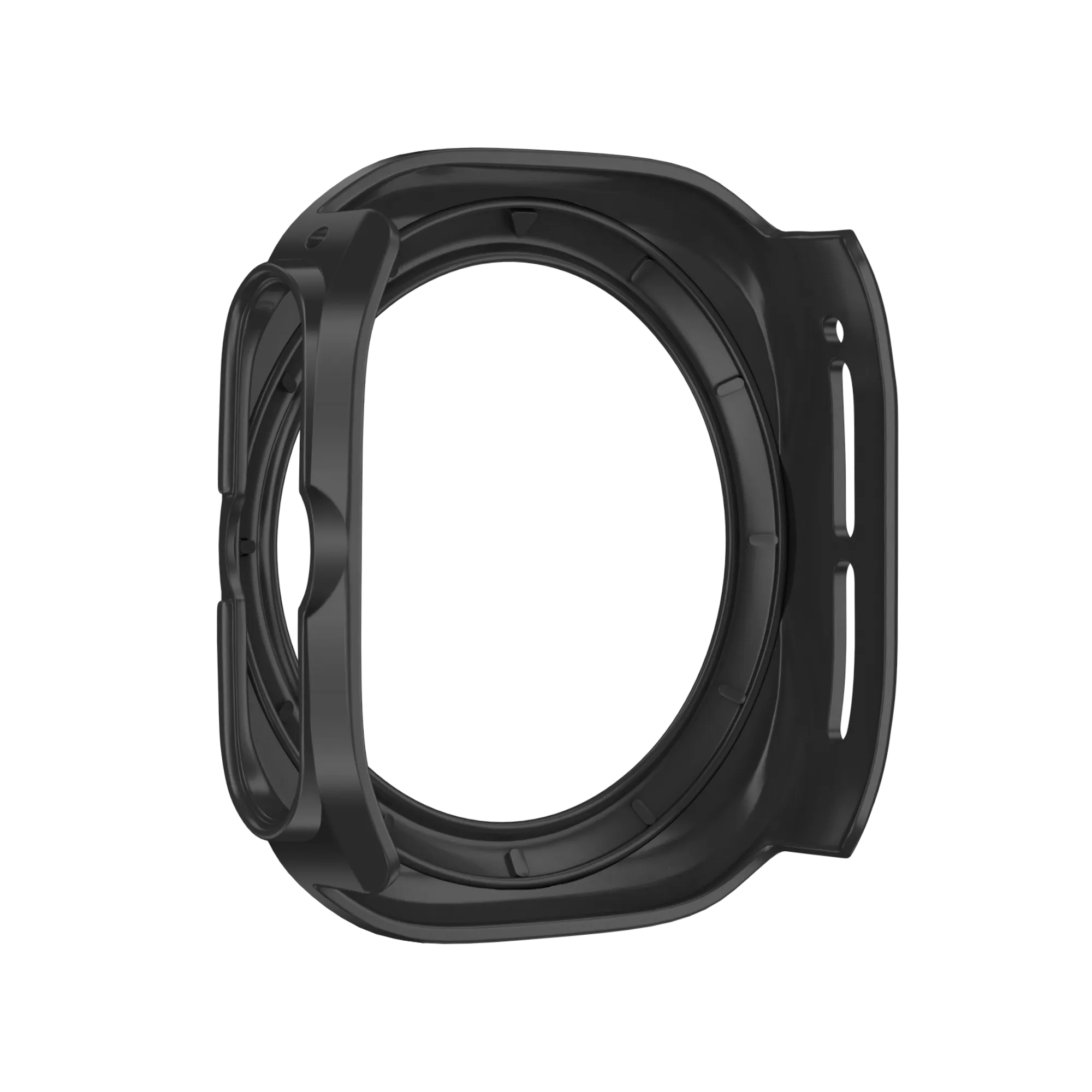 Bandz Funda PC bisel Samsung Galaxy Watch Ultra (negro /naranja)