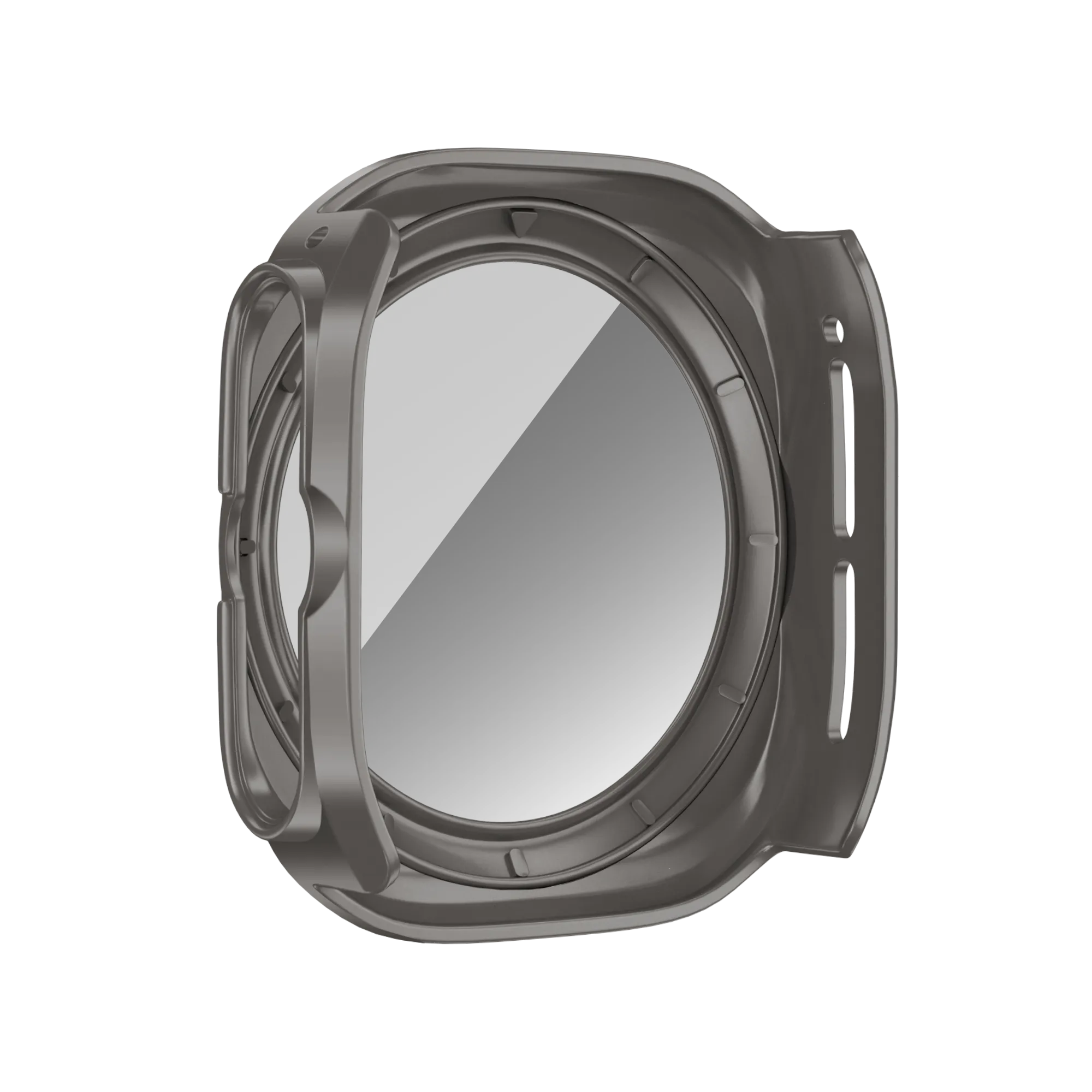 Bandz Funda PC con vidrio Samsung Galaxy Watch Ultra (gris titanio)