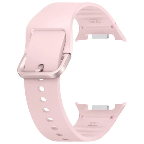 Silicone Sport Strap, pink, without a watch, 3/4 front view