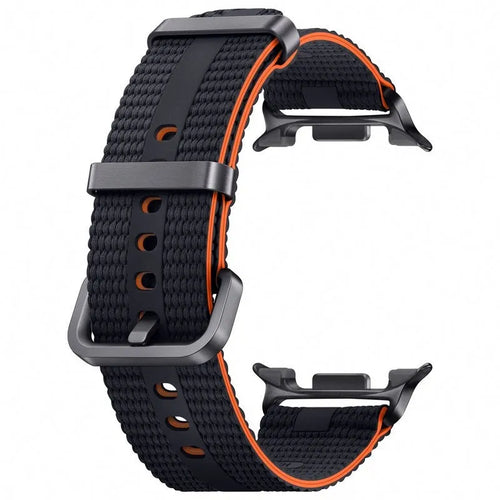 Nylon Fabric Strap, graphite, without a watch, 3/4 front view