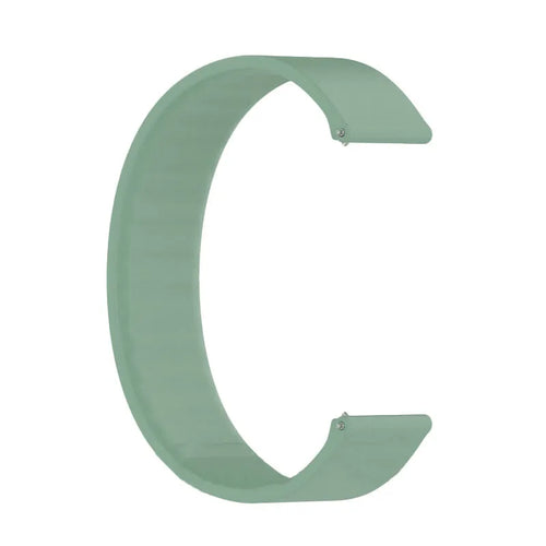 Silicone Elastic Strap, light green, without a watch, 3/4 front view