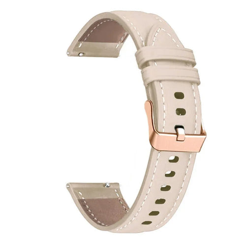 Huawei Watch GT 7 - 41mm genuine leren bandje (beige)