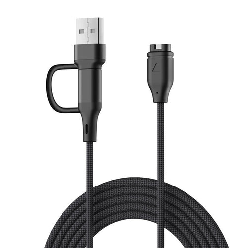 Strap-it USB-A & C 2in1 Braided Garmin Tactix 8 Charger