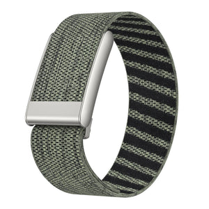 Correa nylon compatible con Whoop MG (gris-verde)