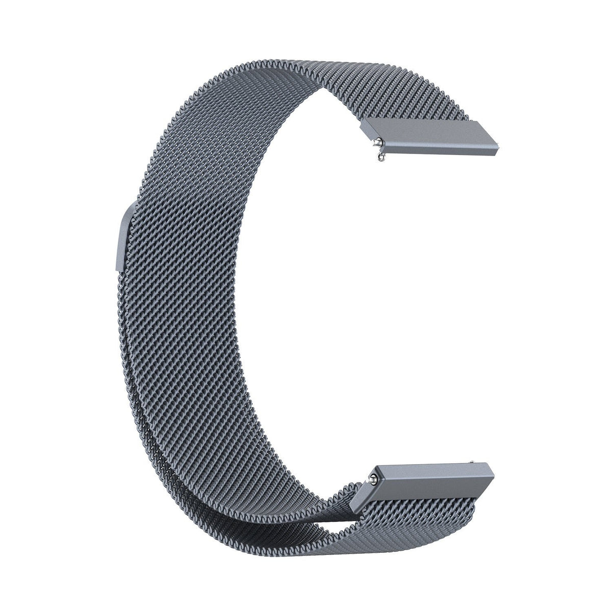 Milanese Strap, space grey, without a watch, 3/4 front view