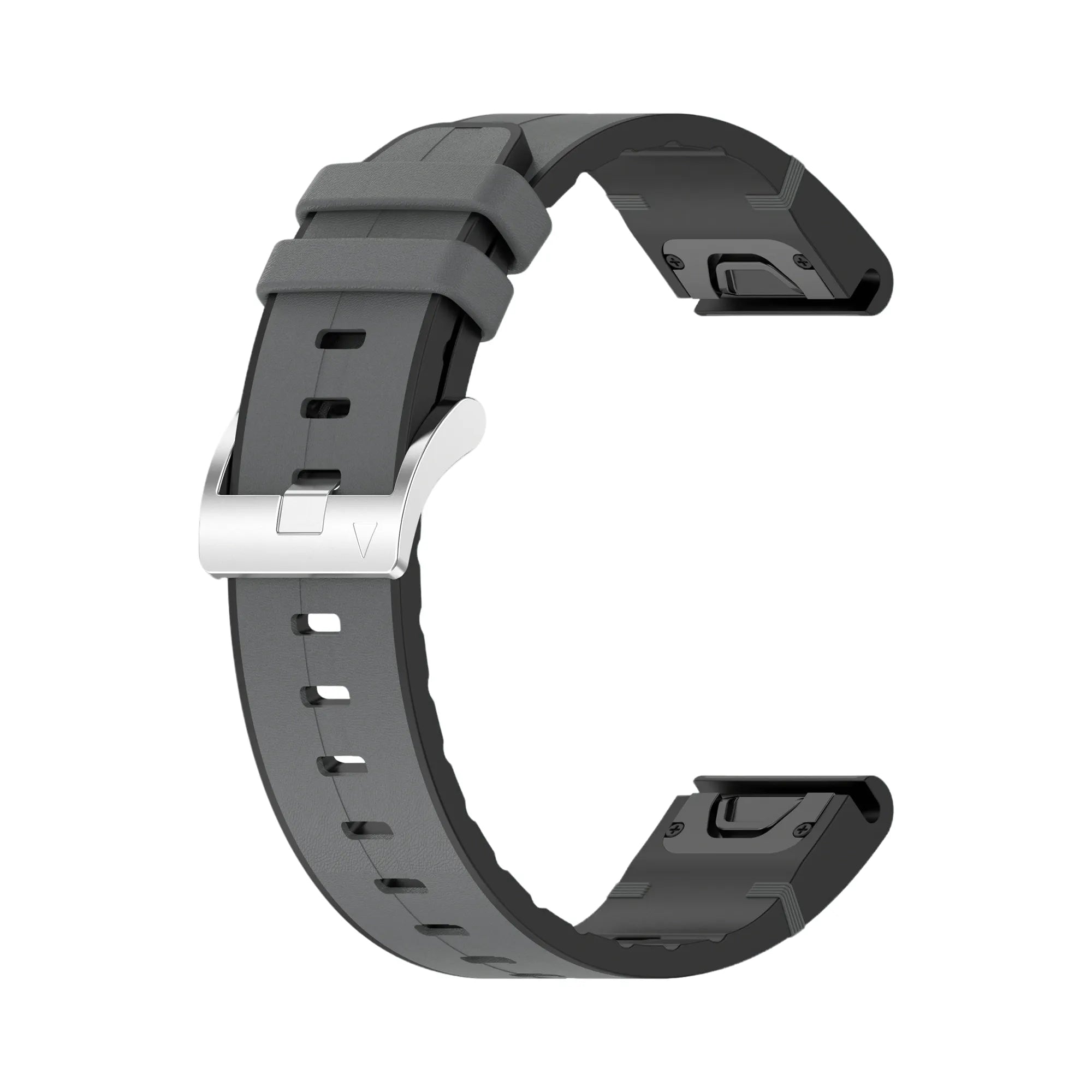 Bracelet cuir hybride Garmin Descent G2 (gris)