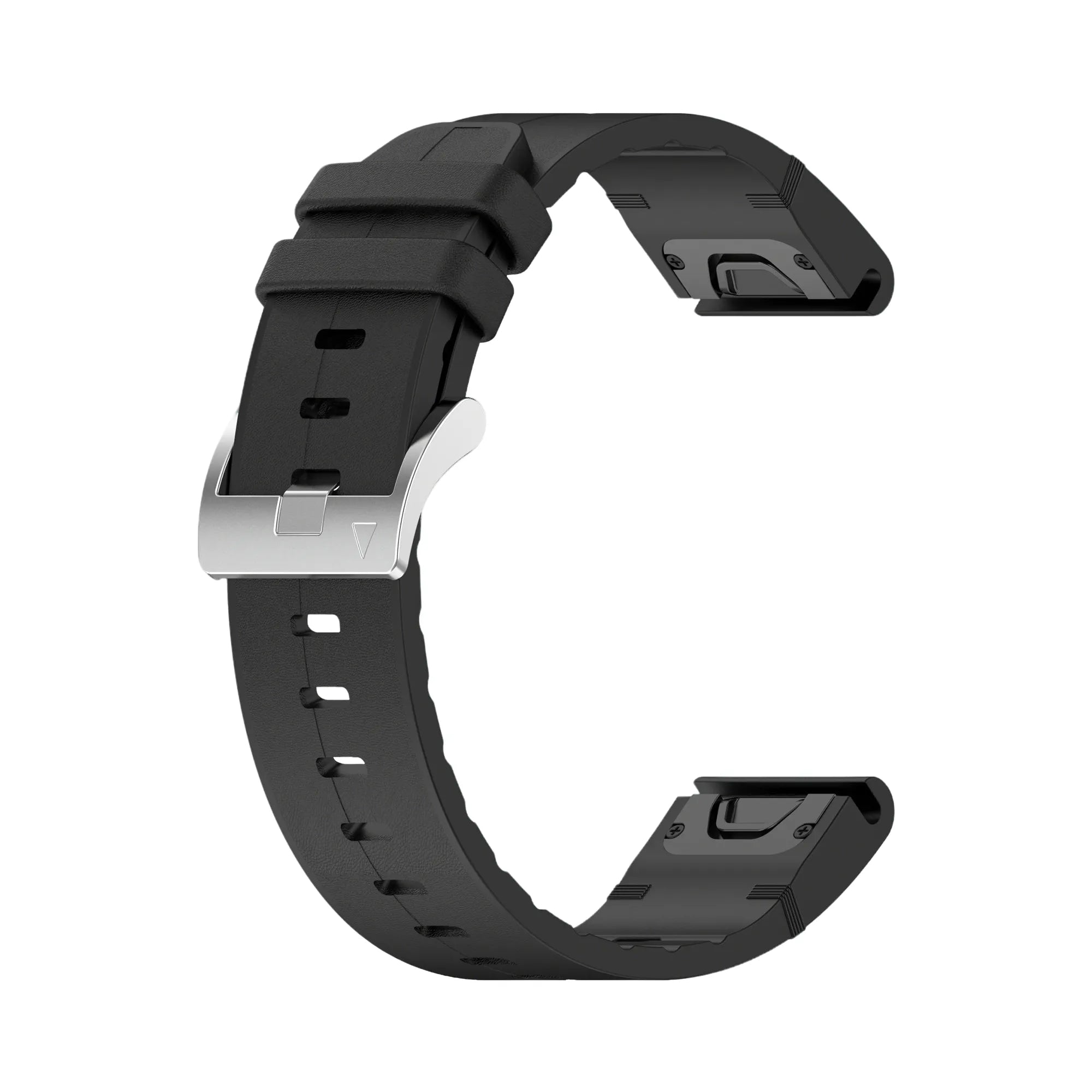 Garmin Instinct E - 40mm Hybrid Lederarmband (Schwarz)