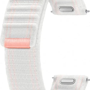 Nylon Fabric Strap, white, without a watch, 3/4 front view