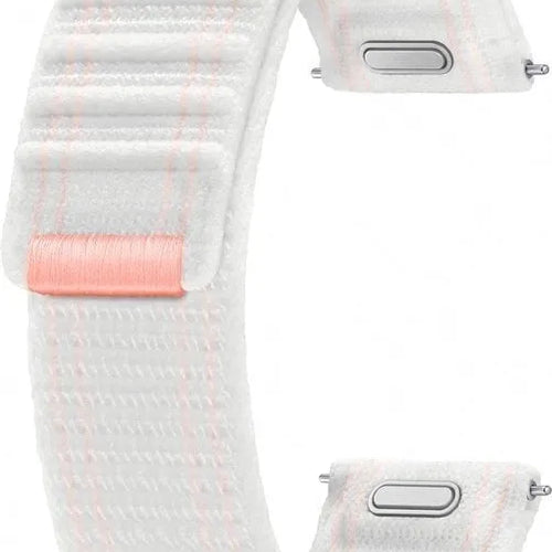 Nylon Fabric Strap, white, without a watch, 3/4 front view
