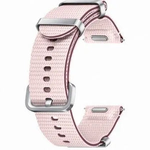 Nylon Athleisure Strap, pink, without a watch, 3/4 front view