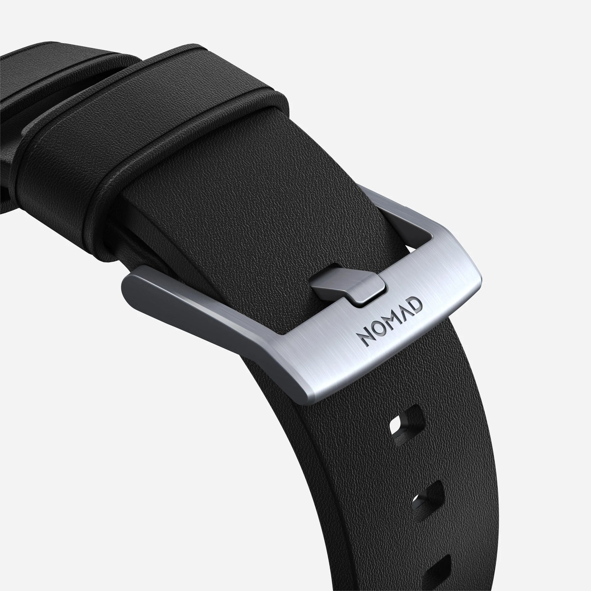 Nomad Correa hibrida Apple Watch Active Pro (negro/plateado)